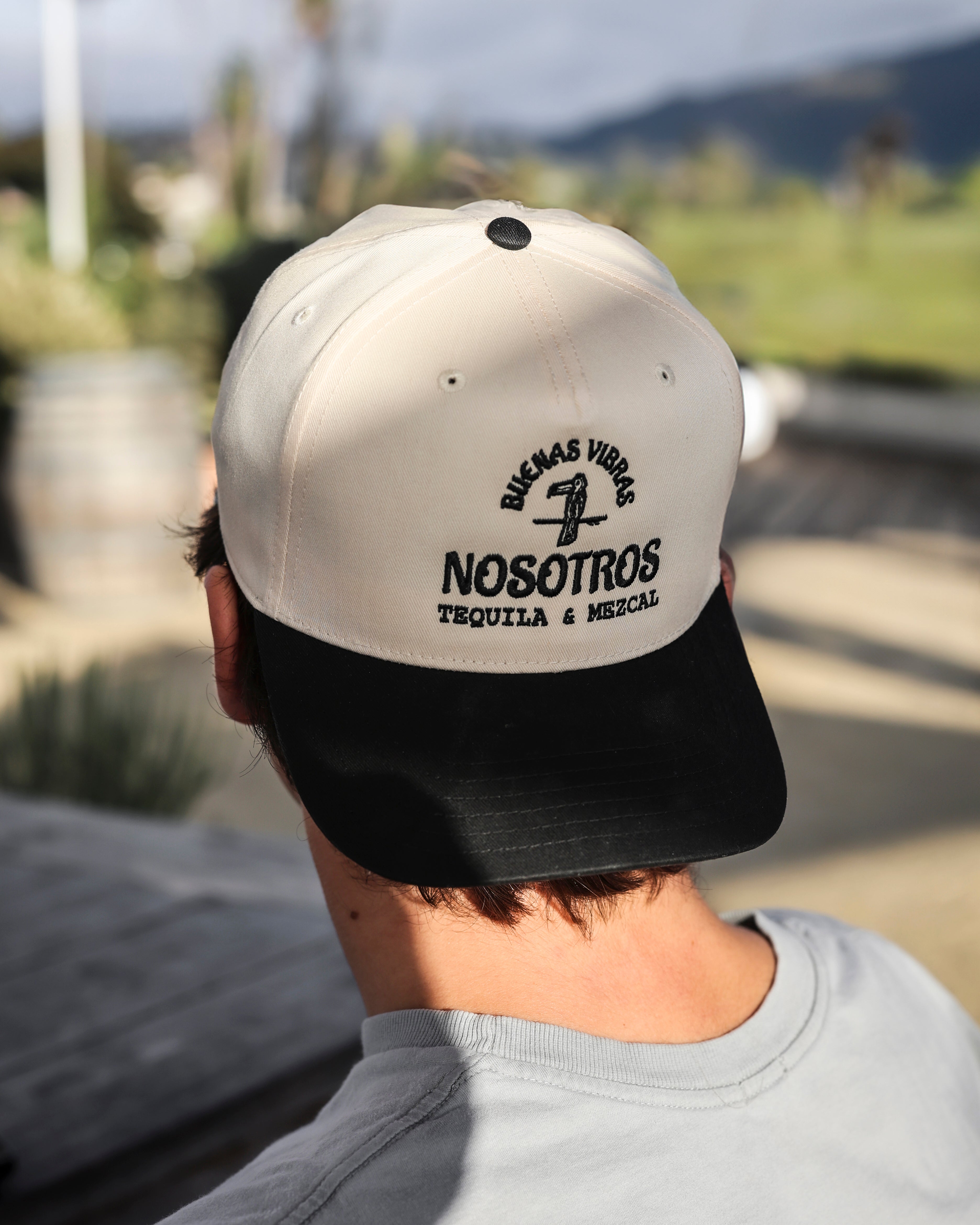 Nosotros Buenas Vibras 5 Panel Snapback Hat
