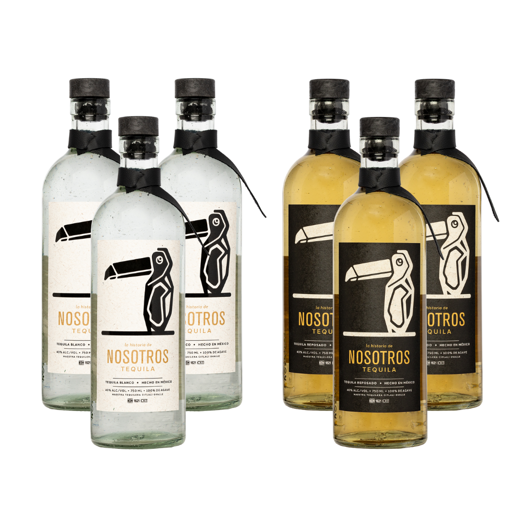 Nosotros Mixed 6 Pack, 3 blanco & 3 reposado 750mL (save $30)